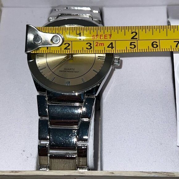 Luis Cardini watch set matching ladies and men’s quartz  tested has new batterie - Picture 4 of 10